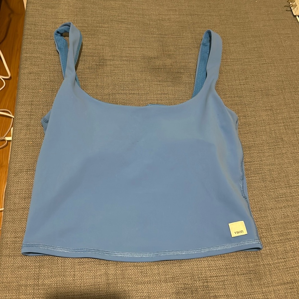 Bright blue Vuori tank